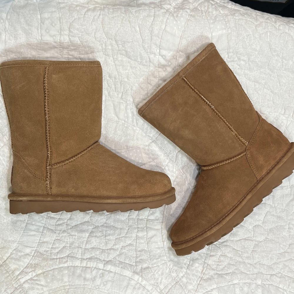 Tan Suede Ankle Boots